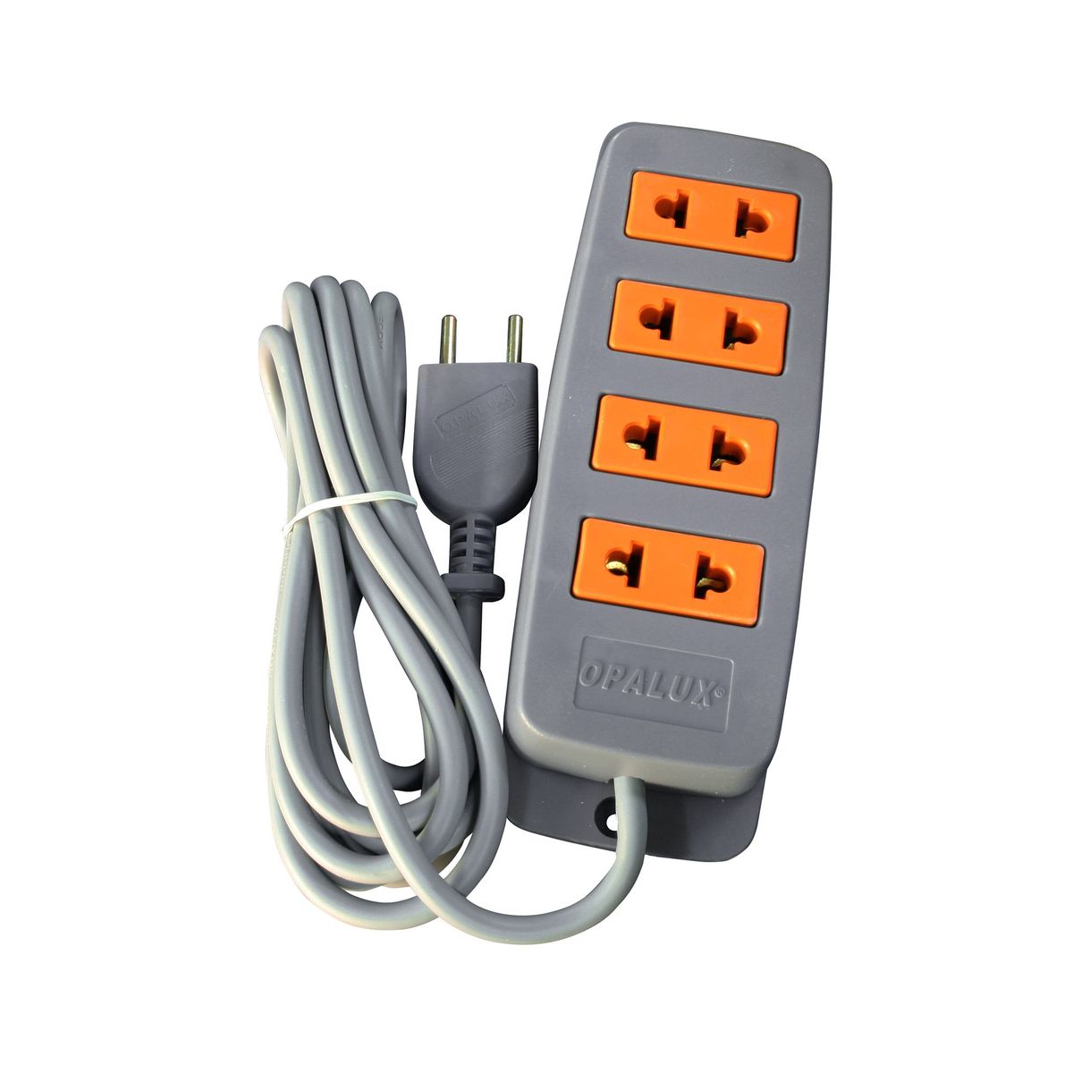 OPALUX - Extension vulcanizada 4 tomas universal 3m