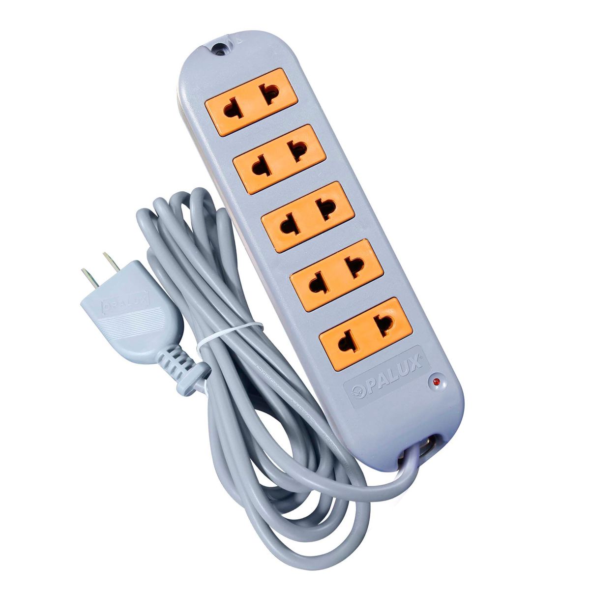 OPALUX - Extension vulcanizada 5 tomas universal 8m