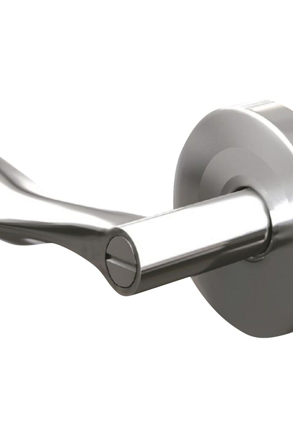 FORTE - Cerradura de Manija Baño Onda Acero Inoxidable