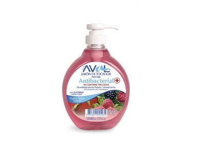 Jabn Lquido Antibacterial Frutos Rojos 400ml