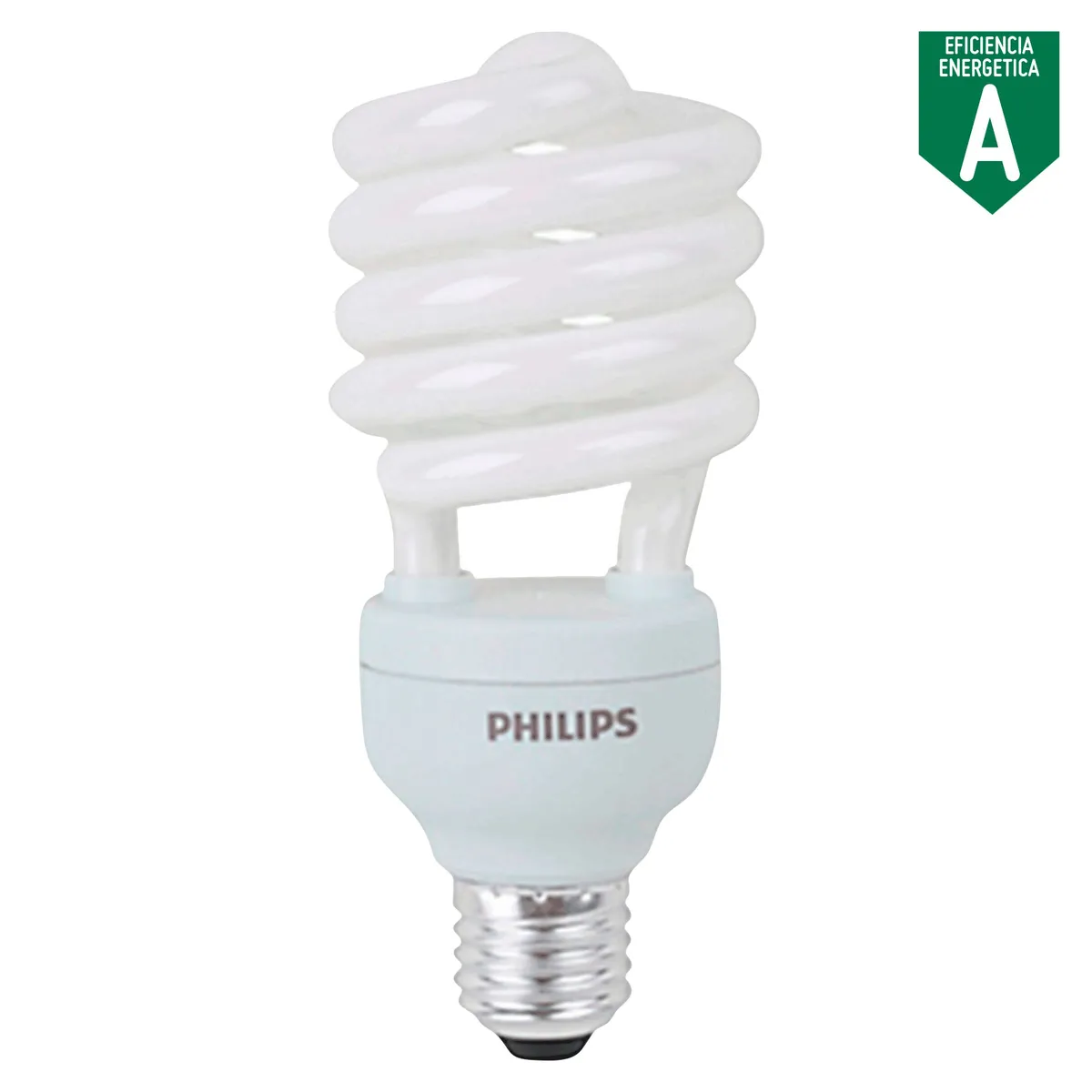 PHILIPS - Foco Ahorrador Mini Espiral E27 27W Luz Blanca