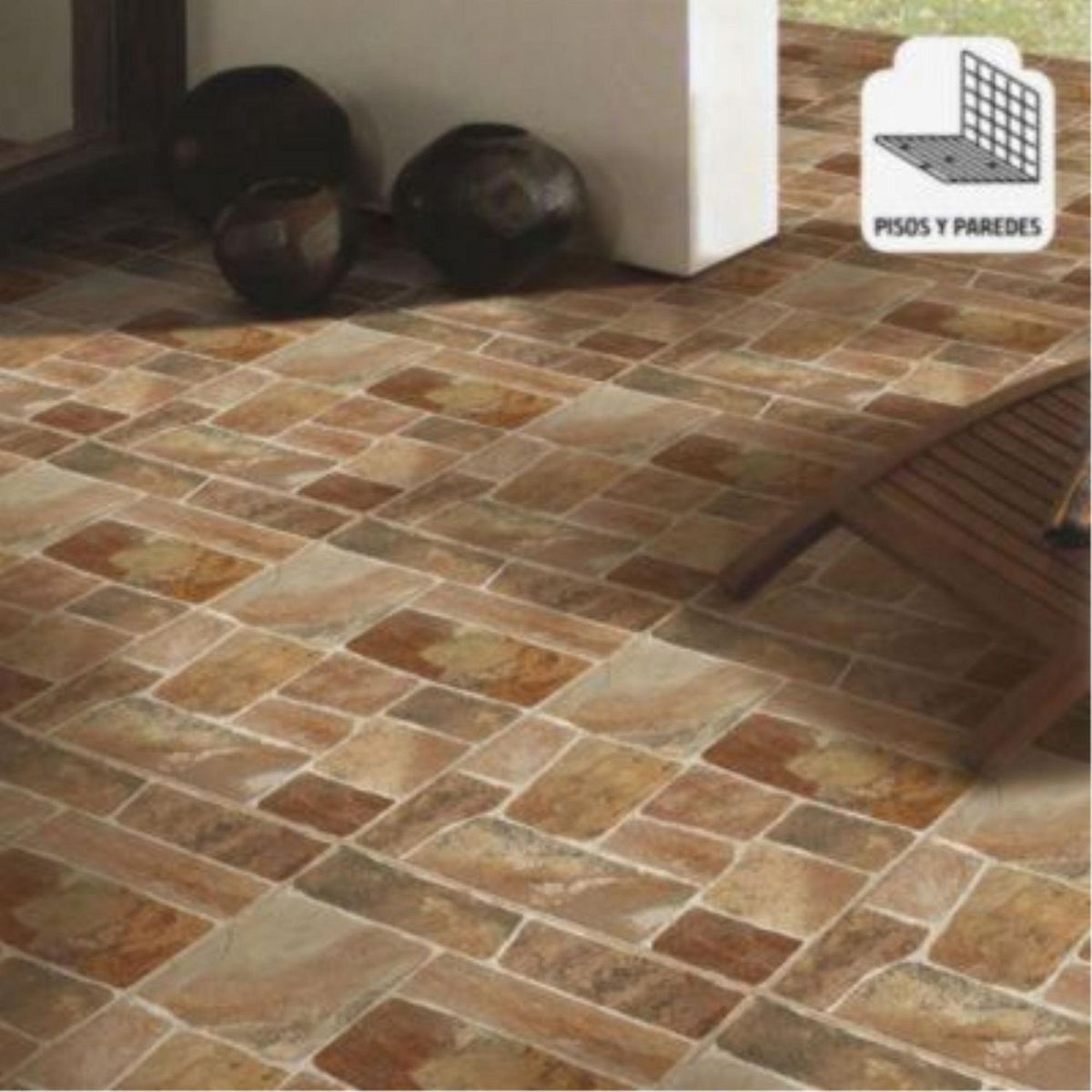 SAN LORENZO - Cerámica Beige 46x46 Rústicas Alto brillo 2.08 m2