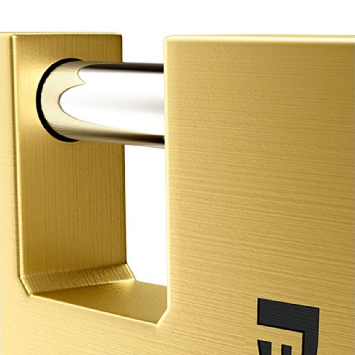 FORTE - Candado Jumbo Anti palanca Forte J-85 mm Dorado