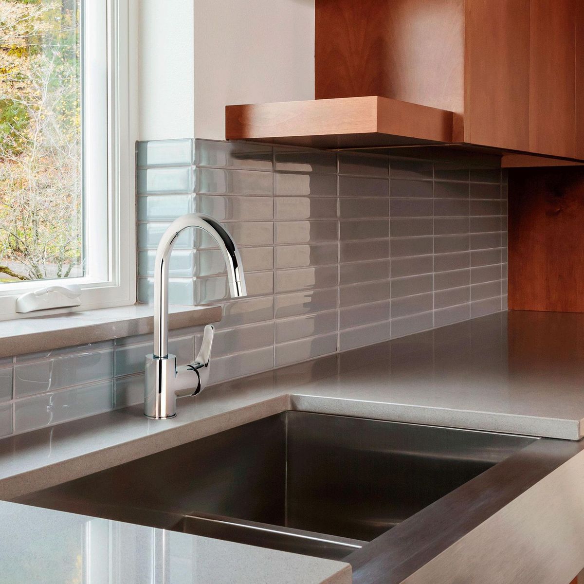 TREBOL - Mezcladora Monocomando Pico Alto Sirene