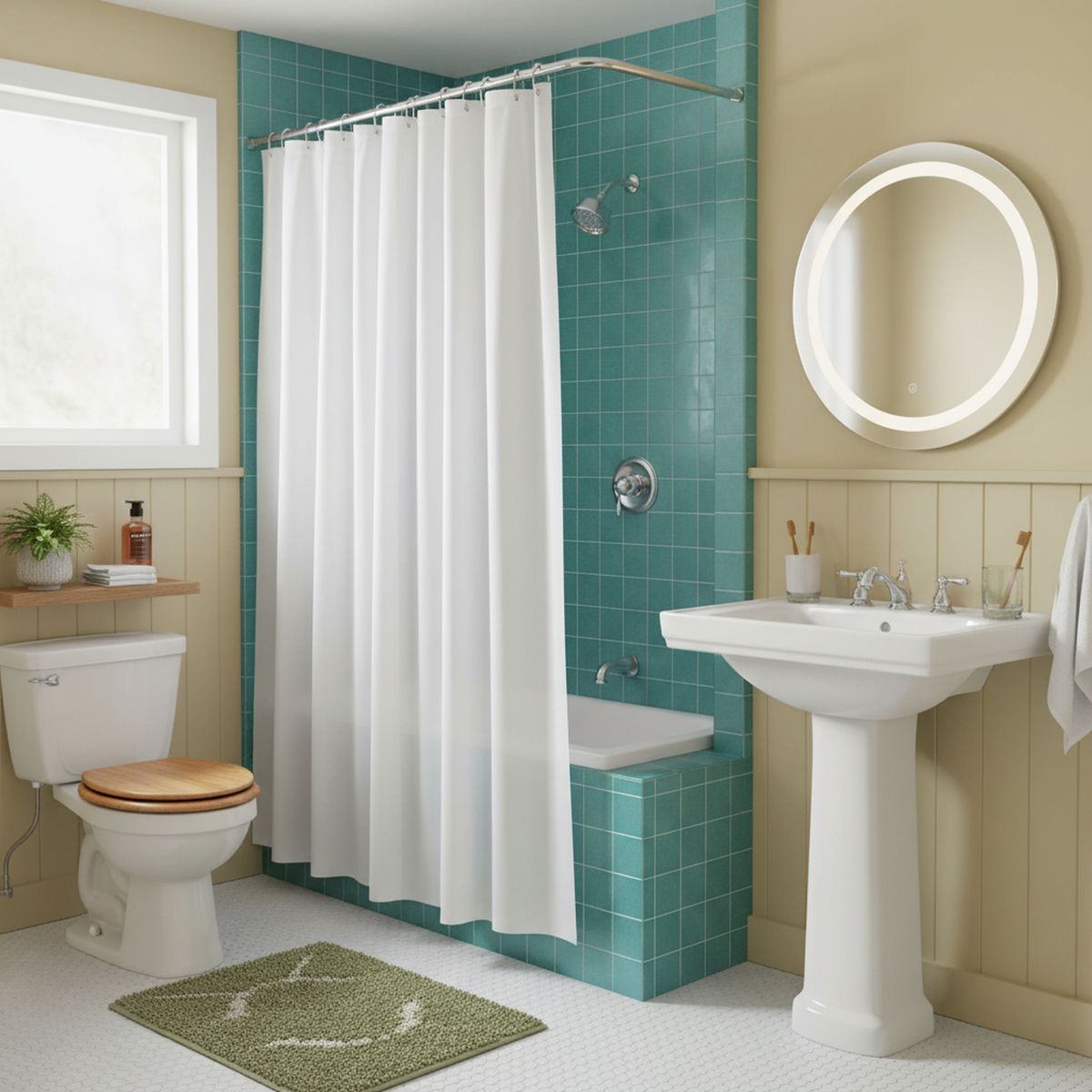 DOS POR MEDIO - Cortina de Baño Eva 180x180cm