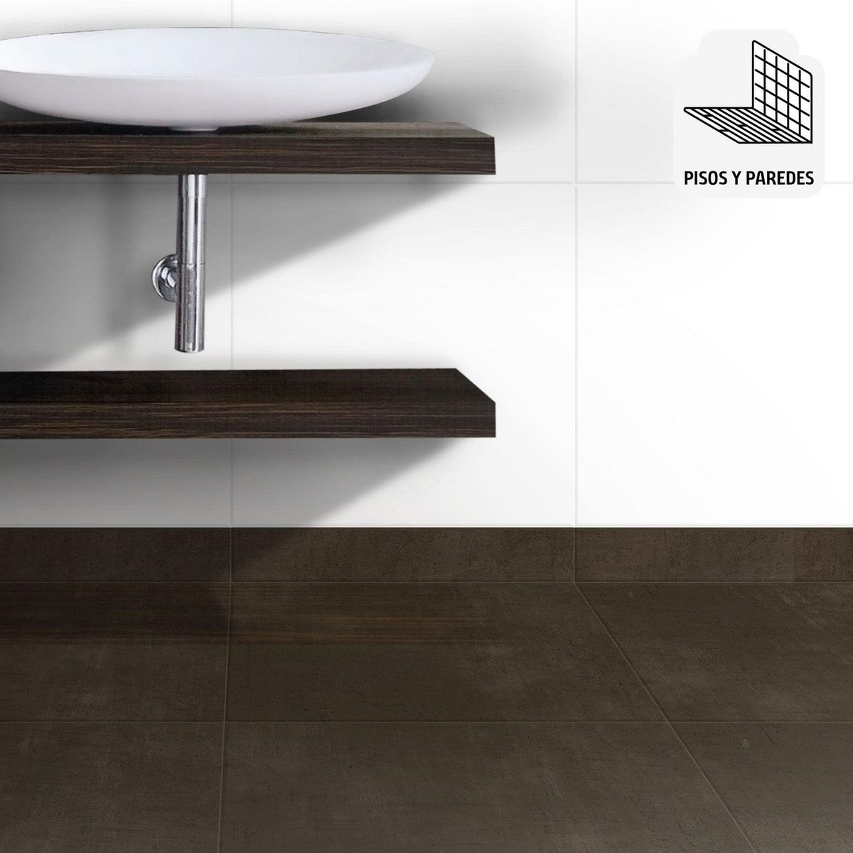 SAN LORENZO - Cerámica Marrón 46x46 Rústicas Mate 2.08 m2