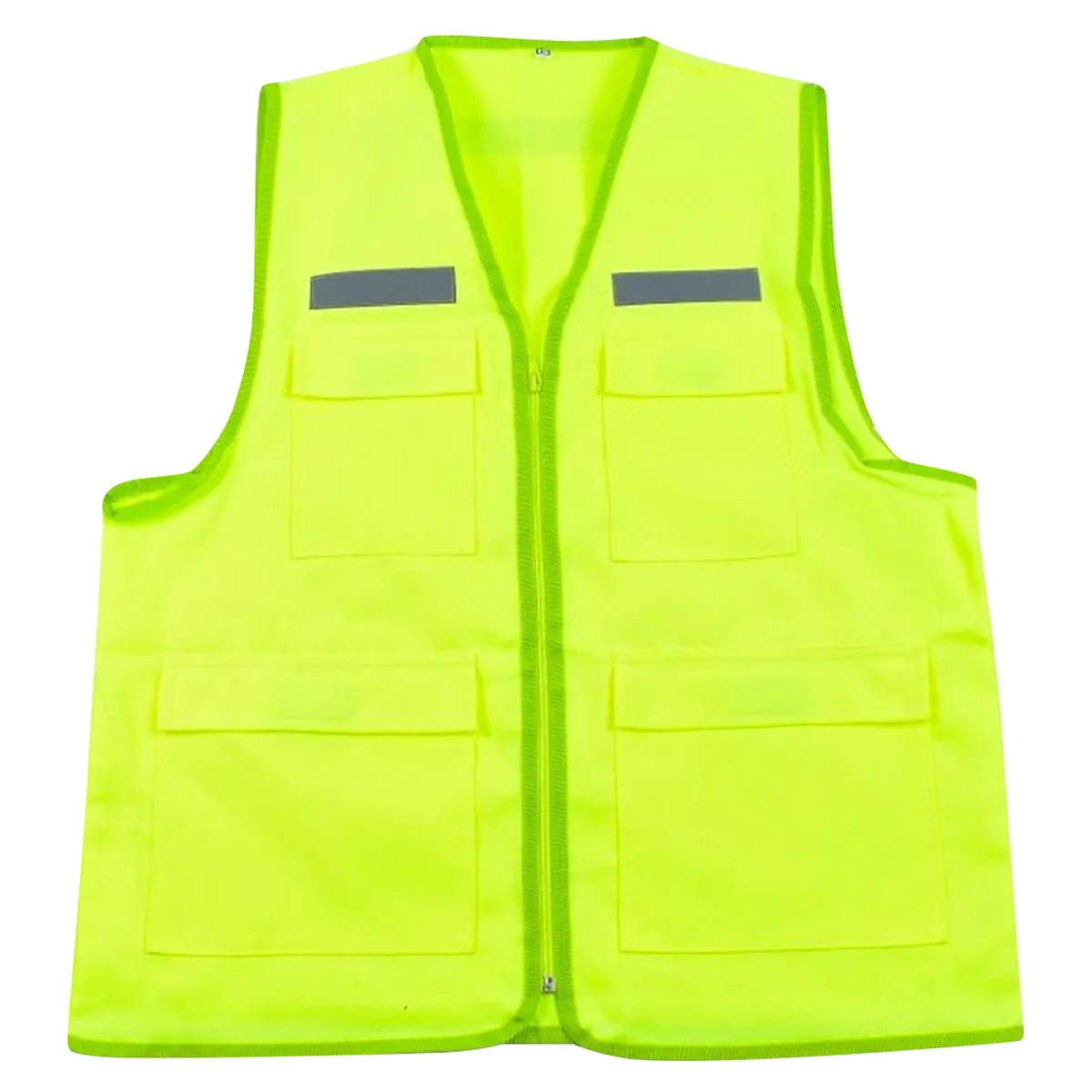  - Chaleco Reflectivo Básico Drill Verde Talla L