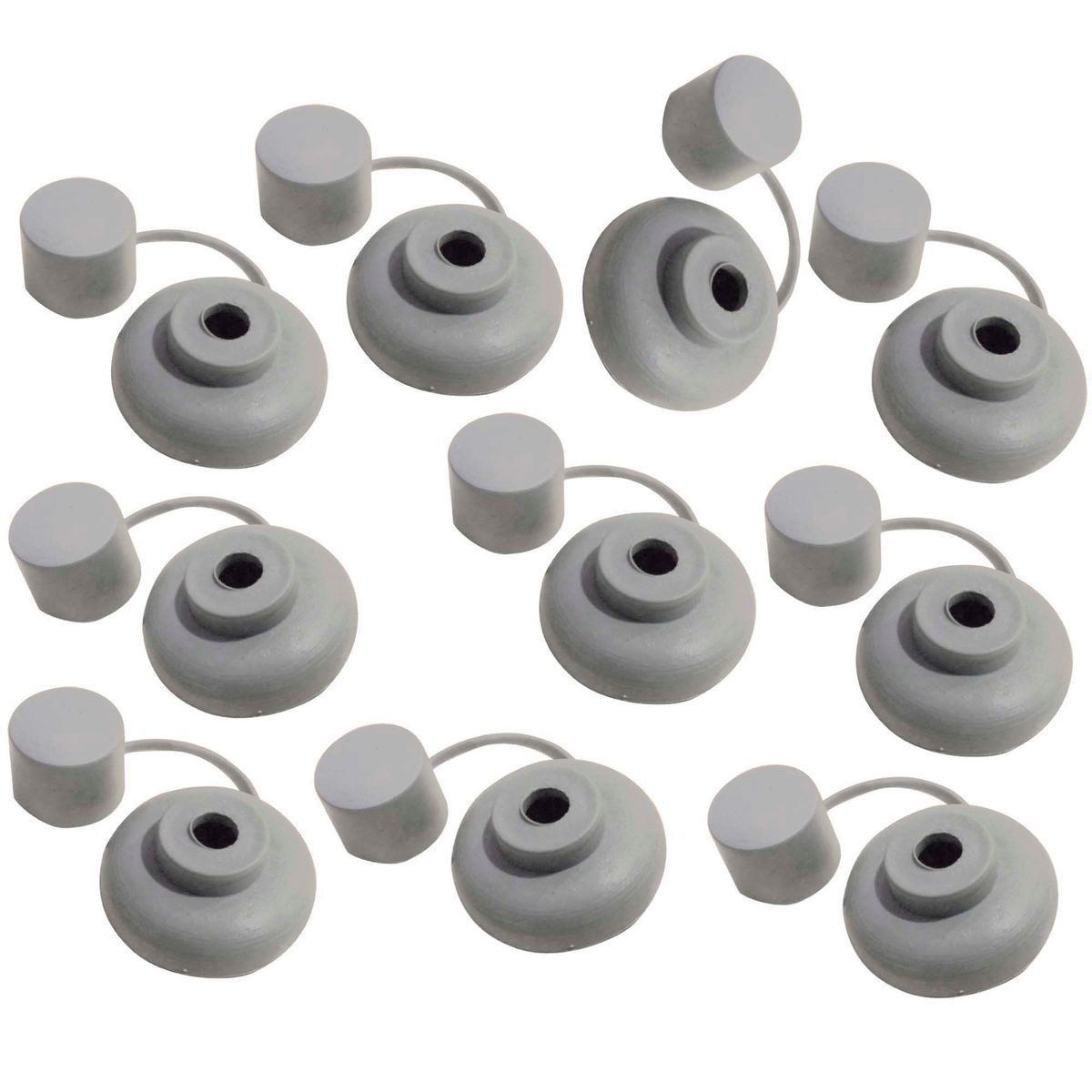 FIXSER - Capuchón Techo Gris X 10un