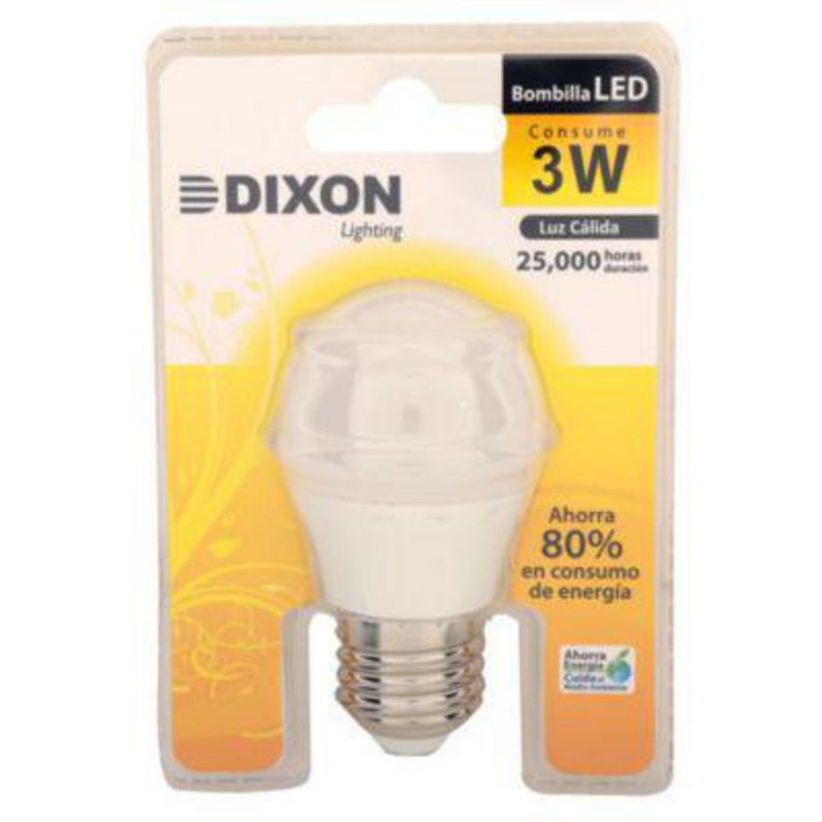 DIXON - Foco LED 3w E27 Luz Cálida