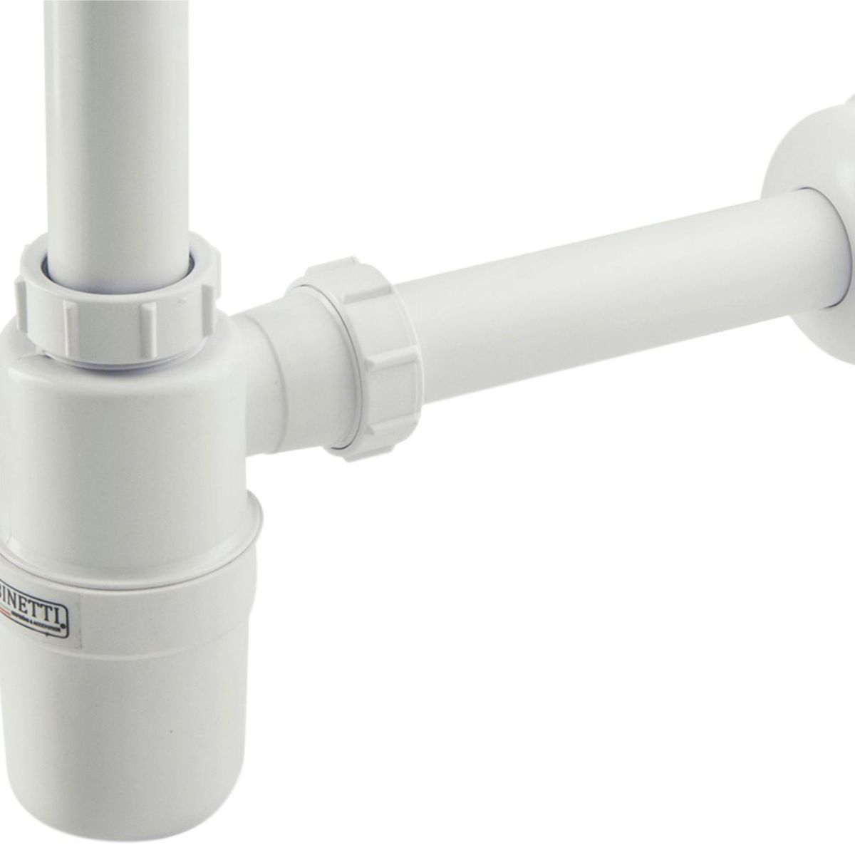 ECKOGRIF - Trampa Botella con Desague para Lavatorio 1 1/4" PVC