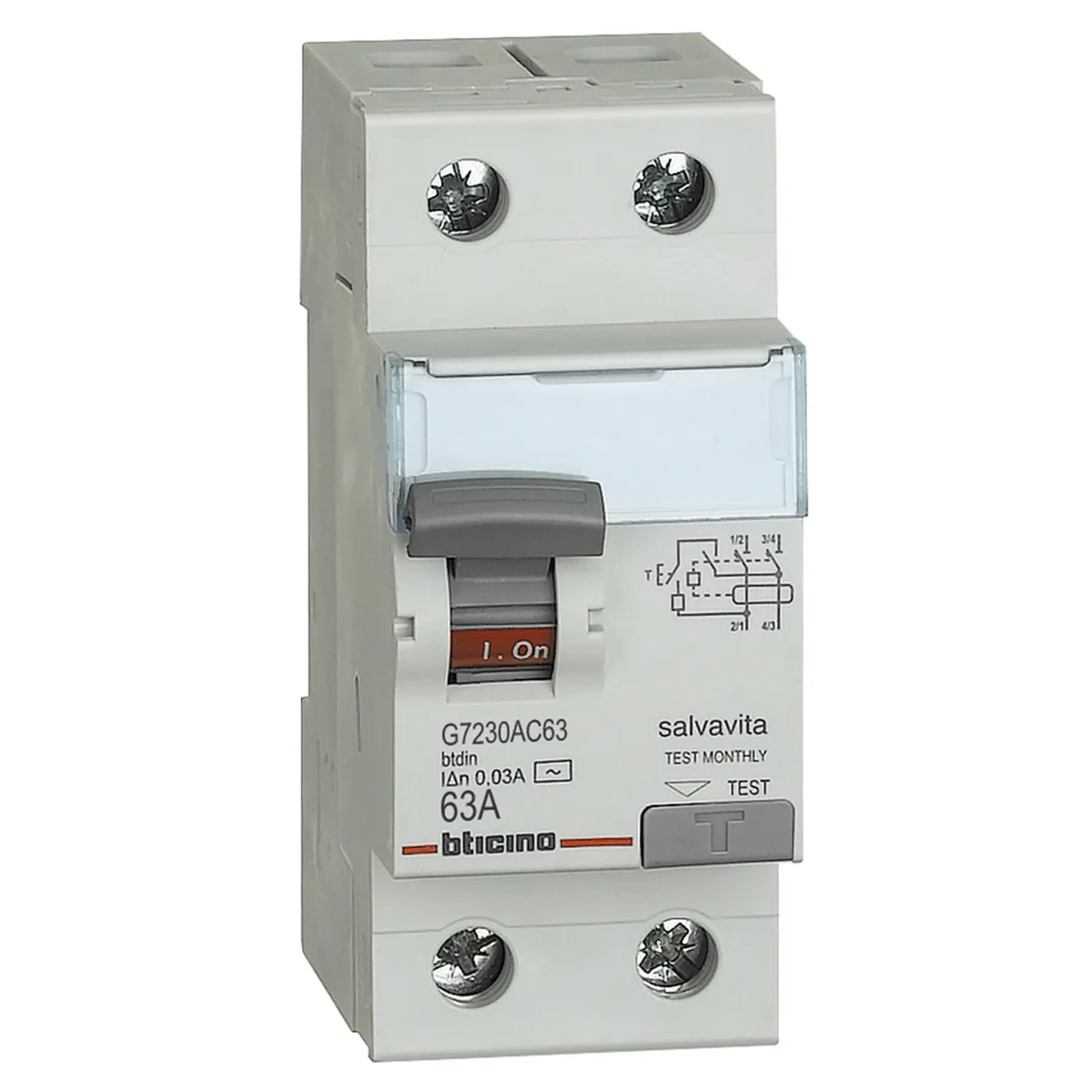 BTICINO - Interruptor diferencial 2x63A Bticino