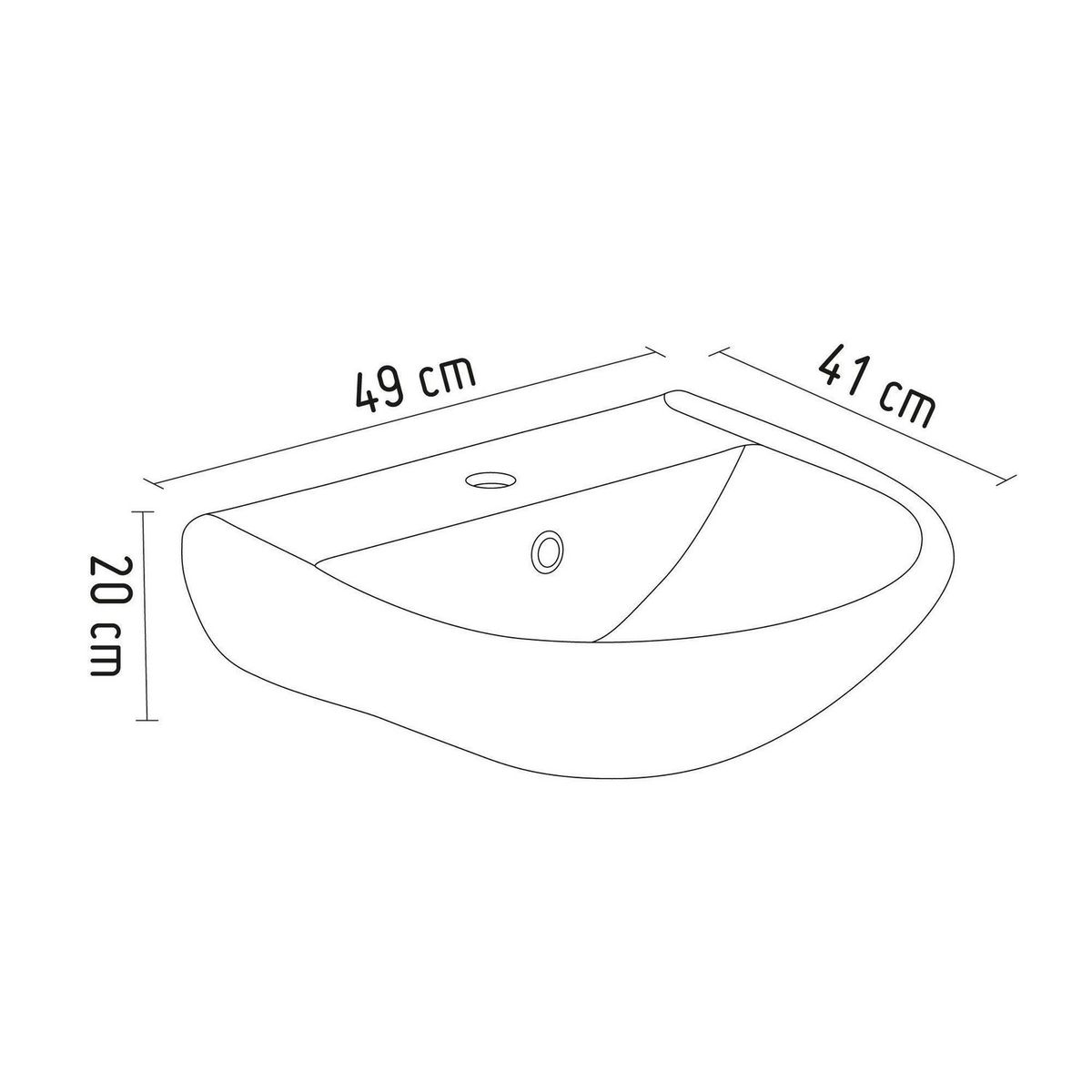 VAINSA - Lavamanos Sobre Pedestal Vainsa Avante Bone