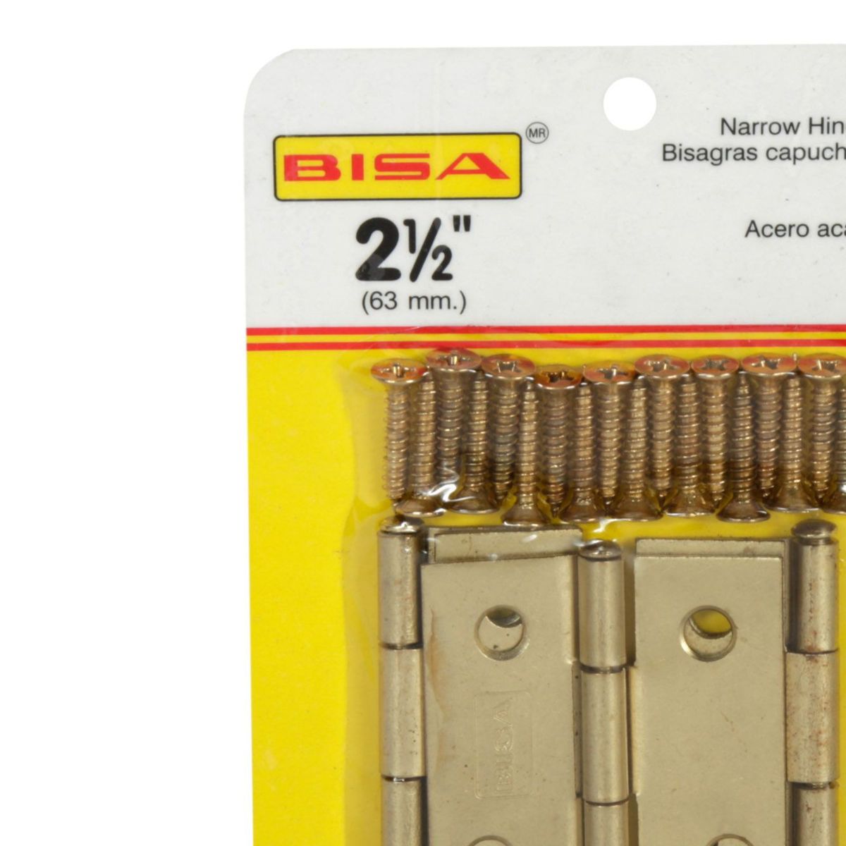 GENERICO - Bisagra Dorado 2.5x1.5" x 3 und