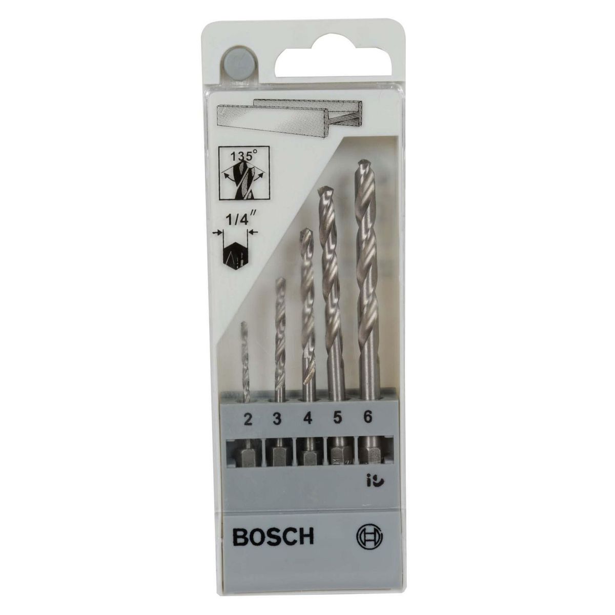 BOSCH - Set de Brocas 1/4" 5 Piezas Bosch