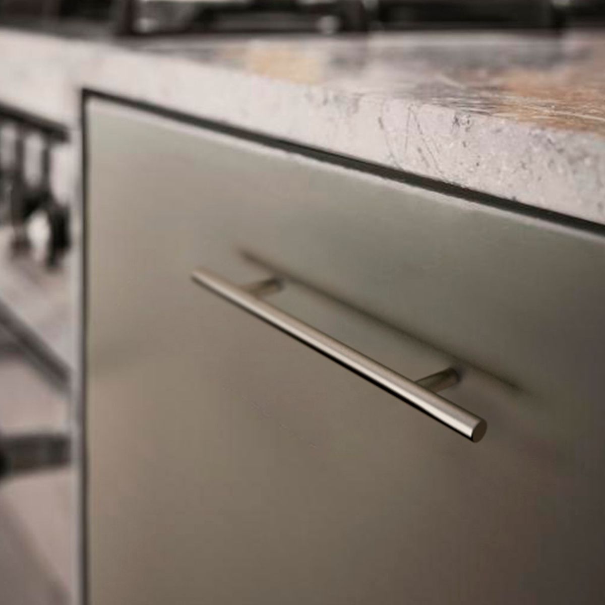 ITALOCKS - Jalador de Asa Recto Pesado Acero Inoxidable 192 mm