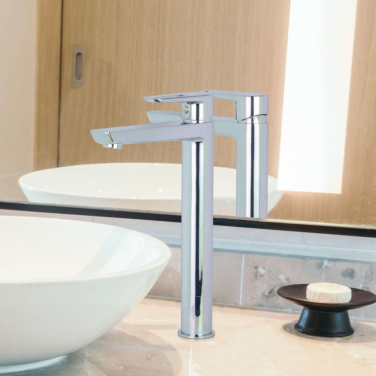 TREBOL - Llave de Lavatorio Monomando Tempra