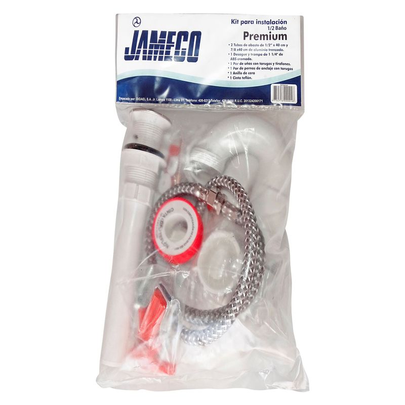 JAMECO - Kit de Accesorios 1/2 Baño Premium