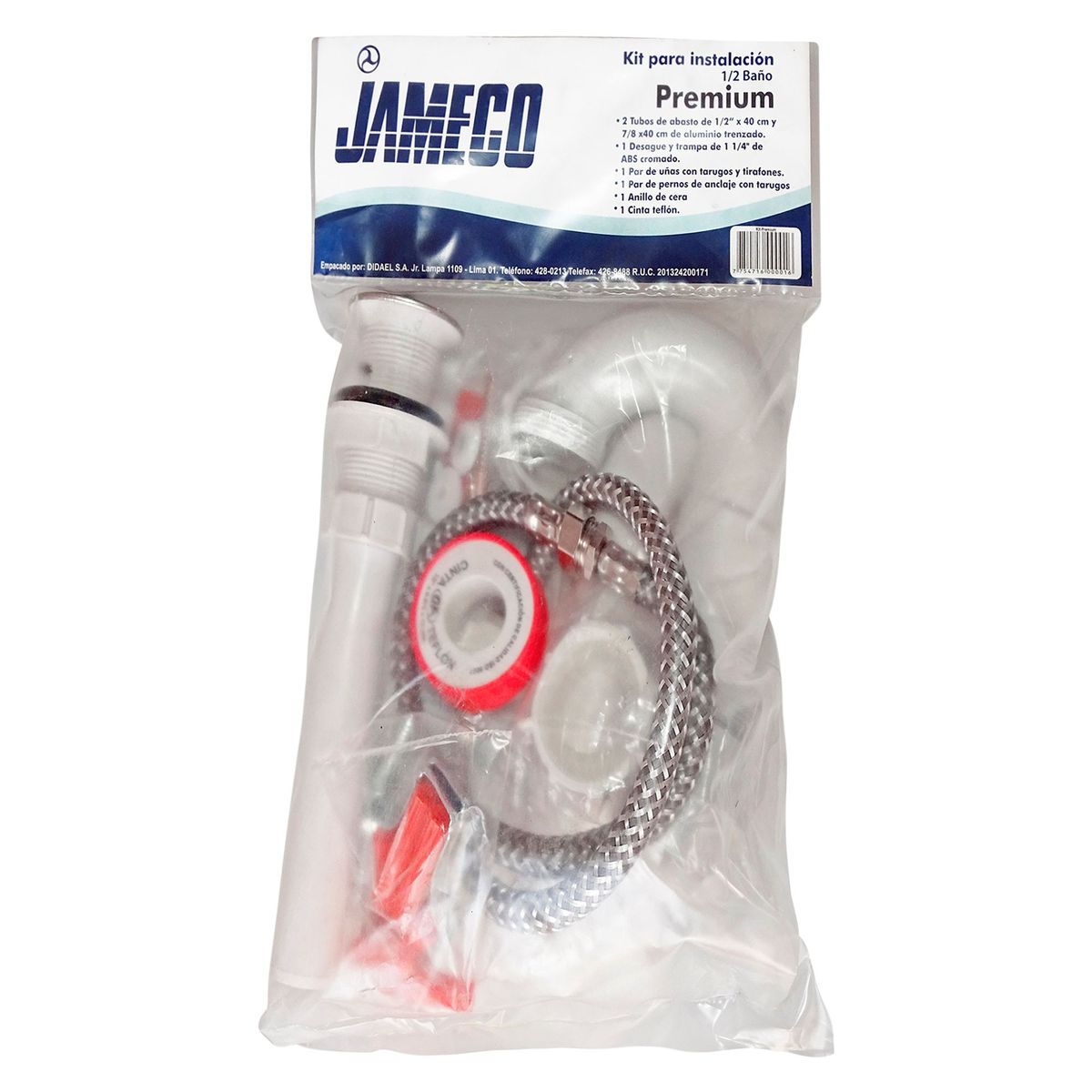 JAMECO - Kit de Accesorios 1/2 Baño Premium