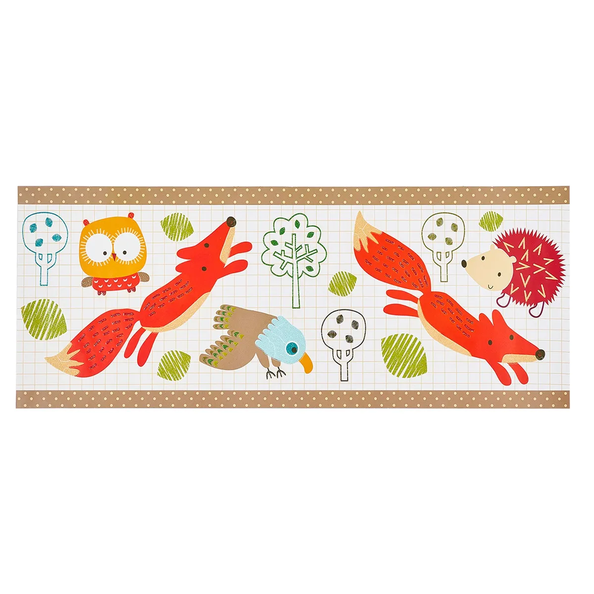 DOS POR MEDIO - Cenefa Autoadhesiva x3 Piezas 15x41cm Diseño Surtido