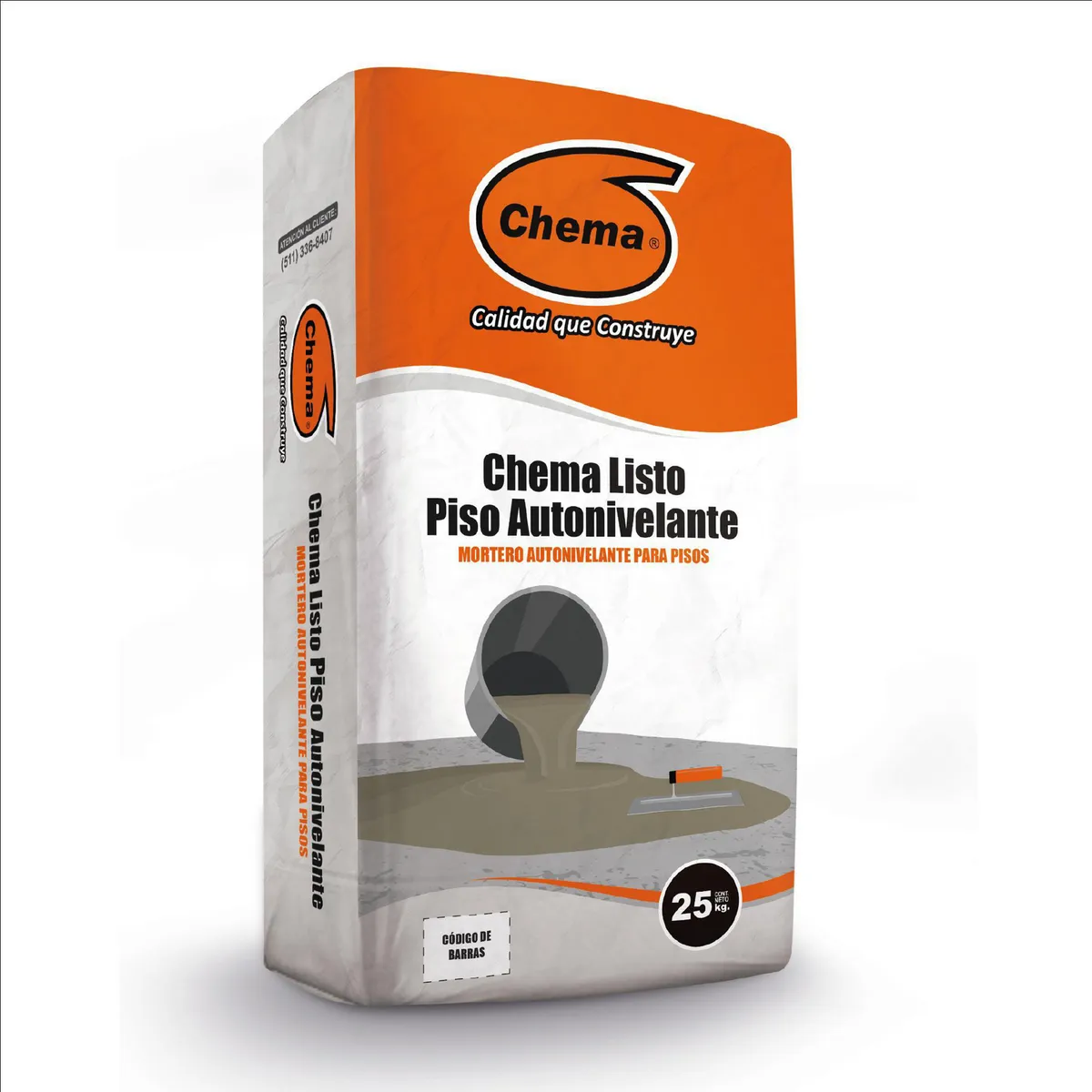 CHEMA - Autonivelante de Piso 25kg