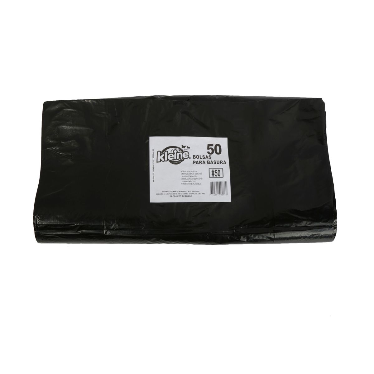 KLEINE WOLKE - Bolsa para Basura 50 Litros 50und