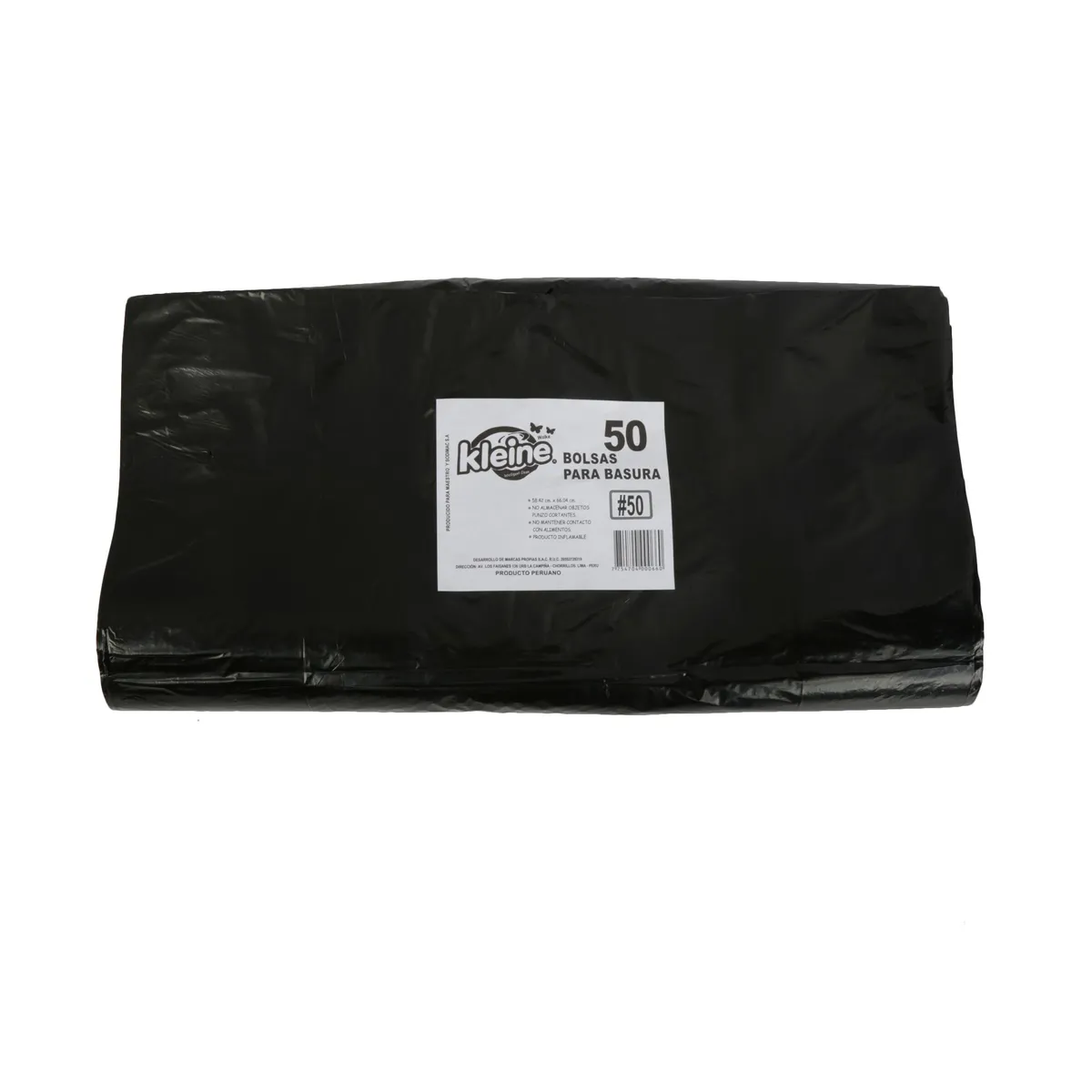 KLEINE WOLKE - Bolsa para Basura 50 Litros 50und