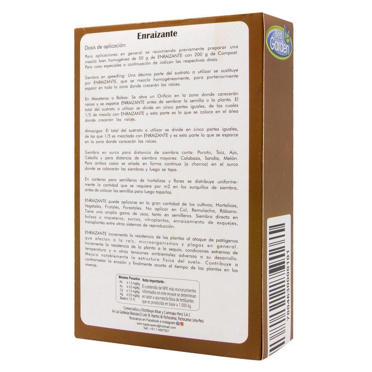 CM - Enraizante con Micorrizas Raiz Forte 50gr No indica 6 cm12.5 cm3.5 cm