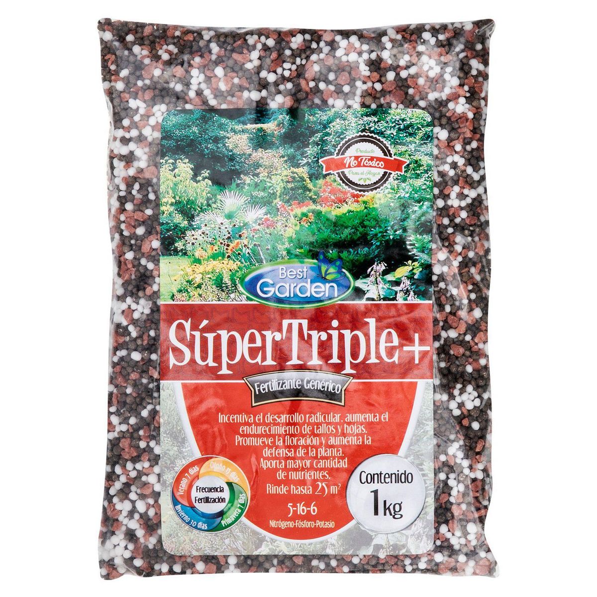 CM - Fertilizante Súper Triple 1kg Nitrógeno, fosforo y potasio 16.5 cm24 cm6 cm