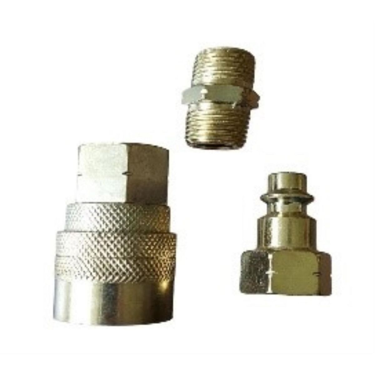 LAGO - Acople Rápido Mixto 1/4'' 3 Piezas Lago