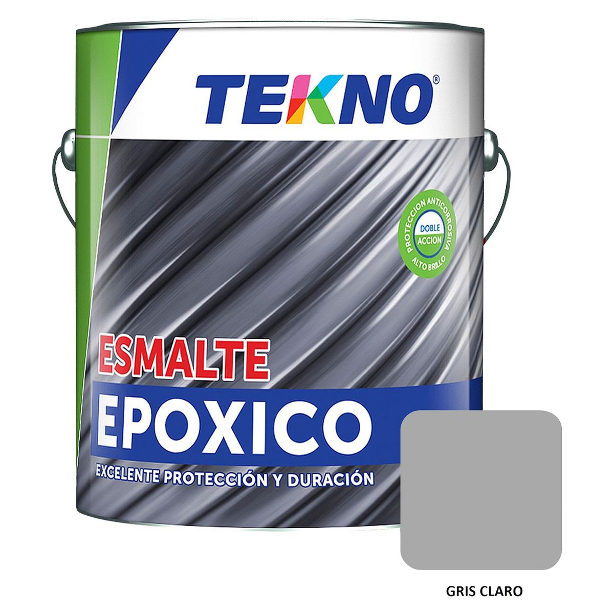 TEKNO - Esmalte Epoxi Tekno Gris Claro 1 Galón