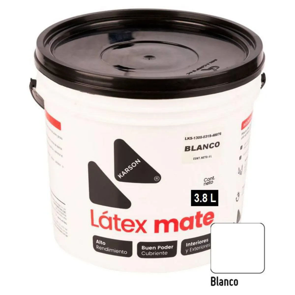 KARSON - Pintura Látex Blanco de 1GL