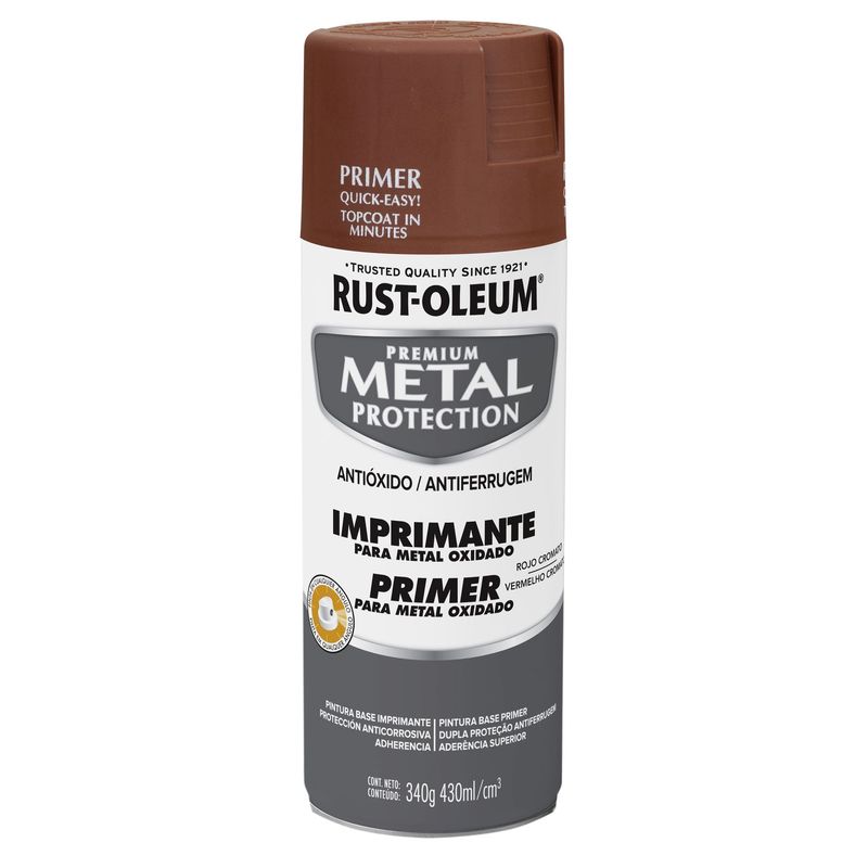 RUST OLEUM - Aerosol  protector de superfices metalicas, Metal Protection Imprimante Metal Oxidado 340 Gr