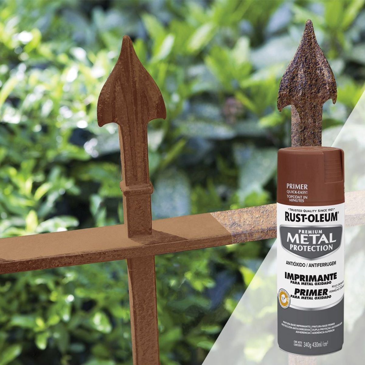 RUST OLEUM - Spray protector de superficies de metal Imprimante 340gr