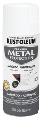 Spray protector de superfices metalicas Satinado Blanco 340 Gr