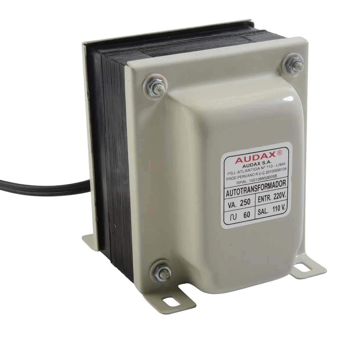 AUDAX - Autotransformador de corriente 250VA 220/110V Monofásico