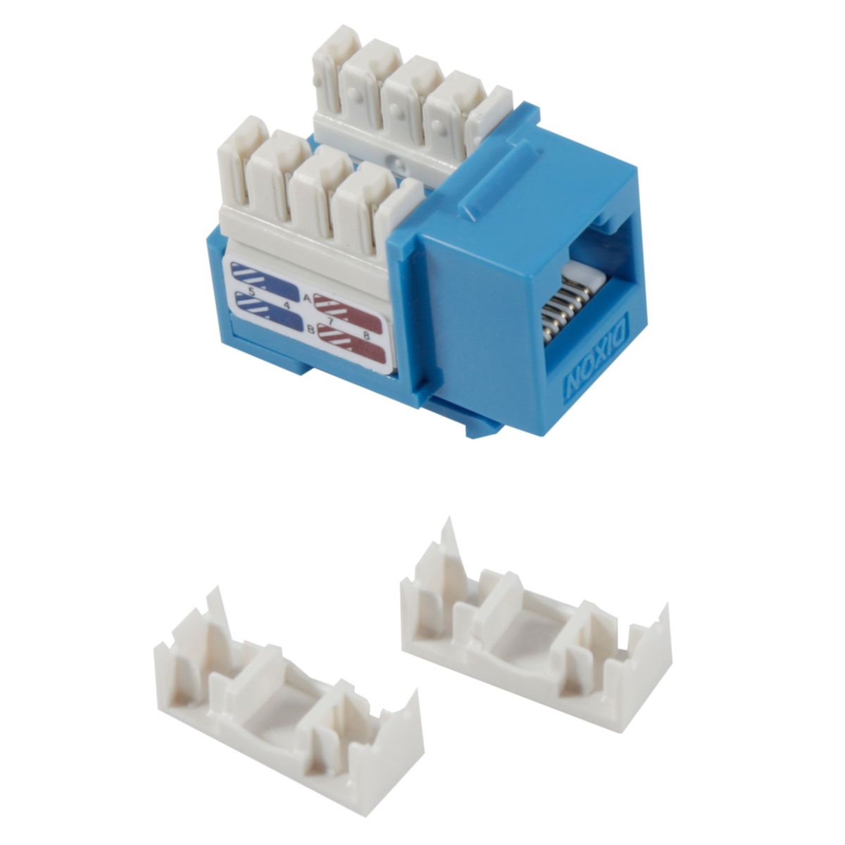 DIXON - Jack RJ 45 CAT6 Azul