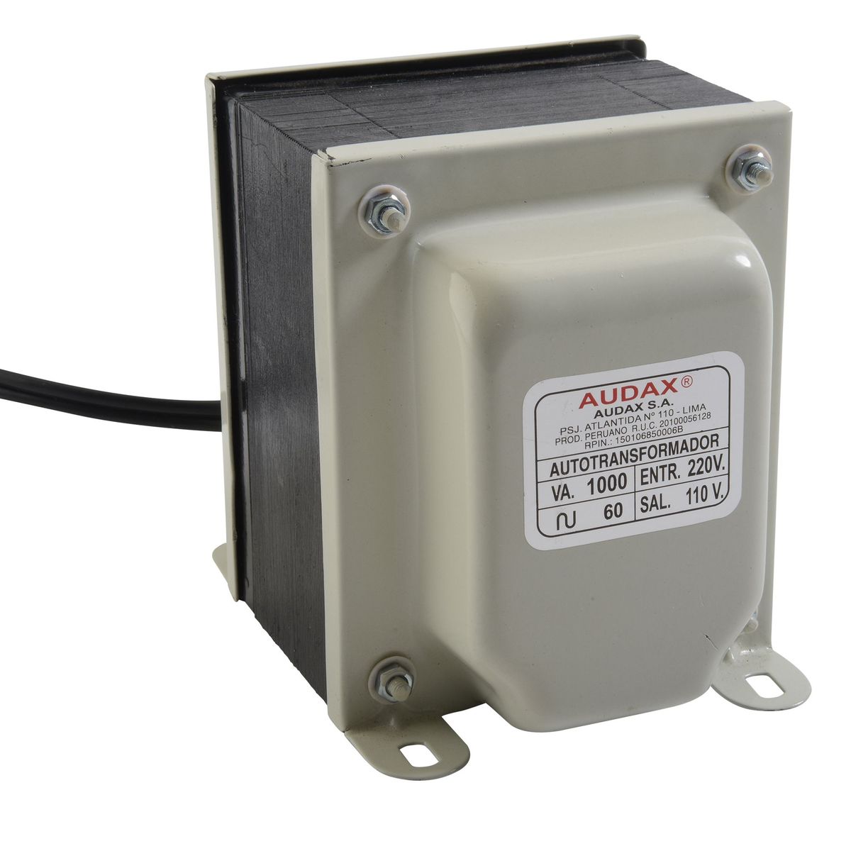 AUDAX - Autotransformador de corriente 1000VA 220/110V Monofásico