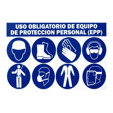 Se�al Ps Uso Obligatorio De Epps 30X45Cm