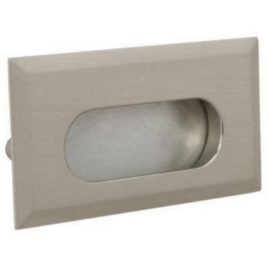 Tirador de Manija Embutir Tin Cromo 64 mm.