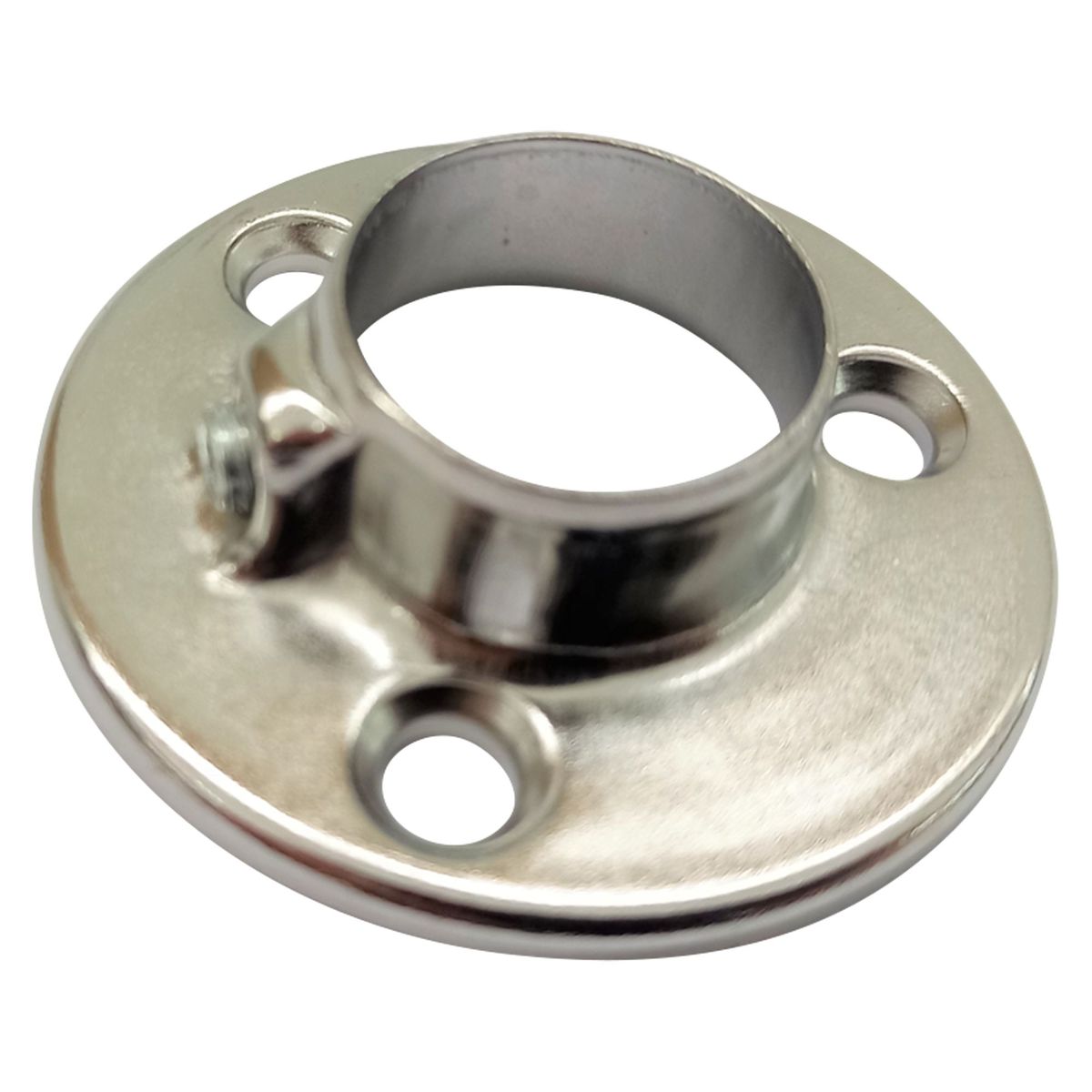 ZENDER - Canopla para Tubo Redondo Cromado 19 mm.