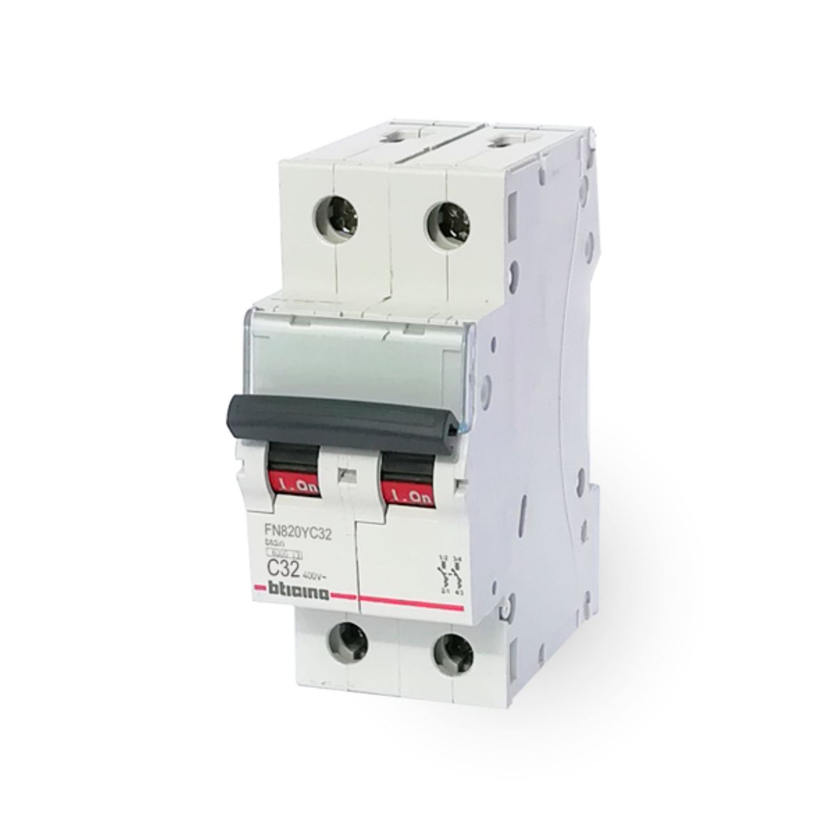 BTICINO - Interruptor Termomagnético 2x32A Bticino