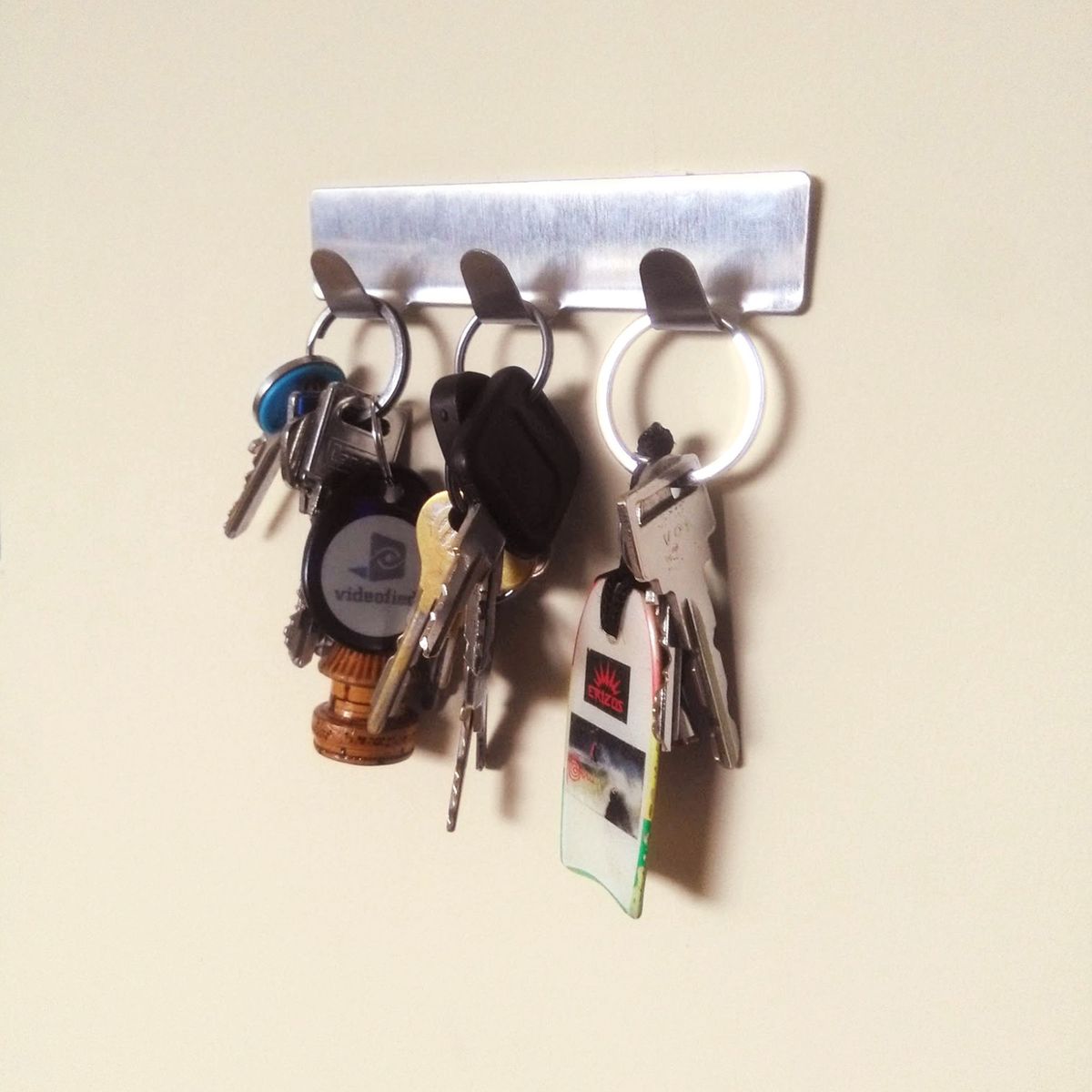 ZENDER - Colgador Triple de Acero Inoxidable