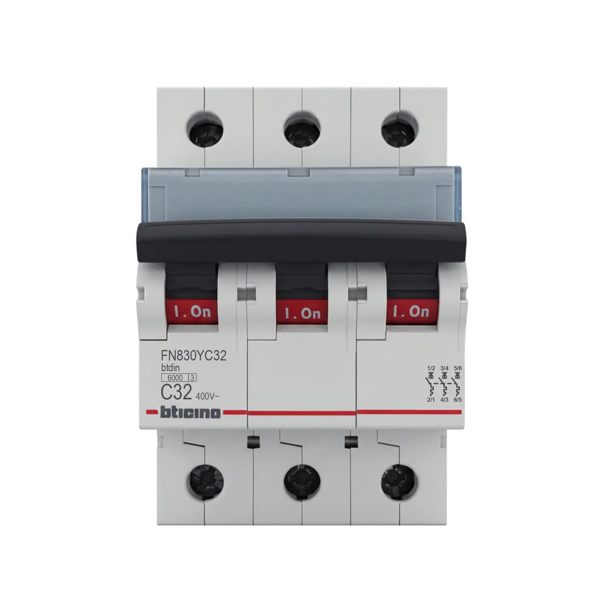 BTICINO - Interruptor Termomagnético 3x32A Bticino