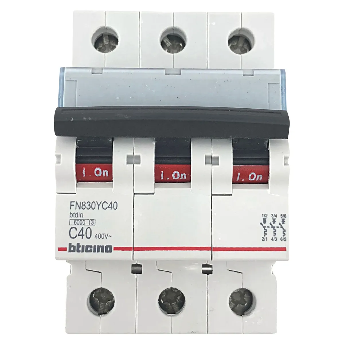 BTICINO - Interruptor Termomagnético 3x40A Bticino