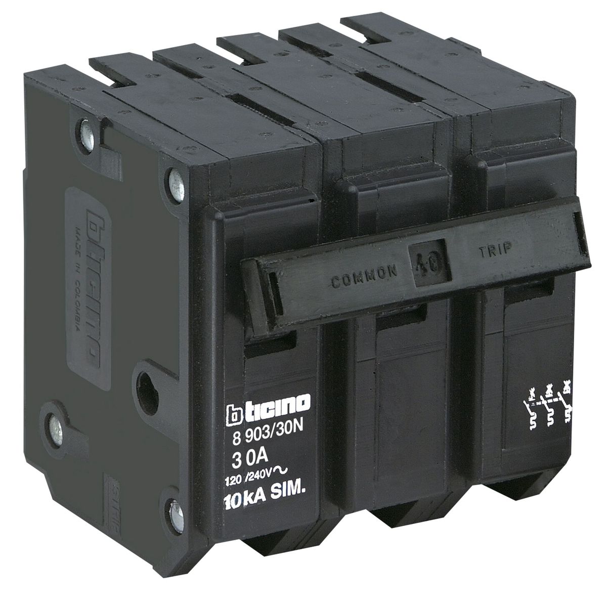 BTICINO - Interruptor Termomagnético 3x30A Bticino