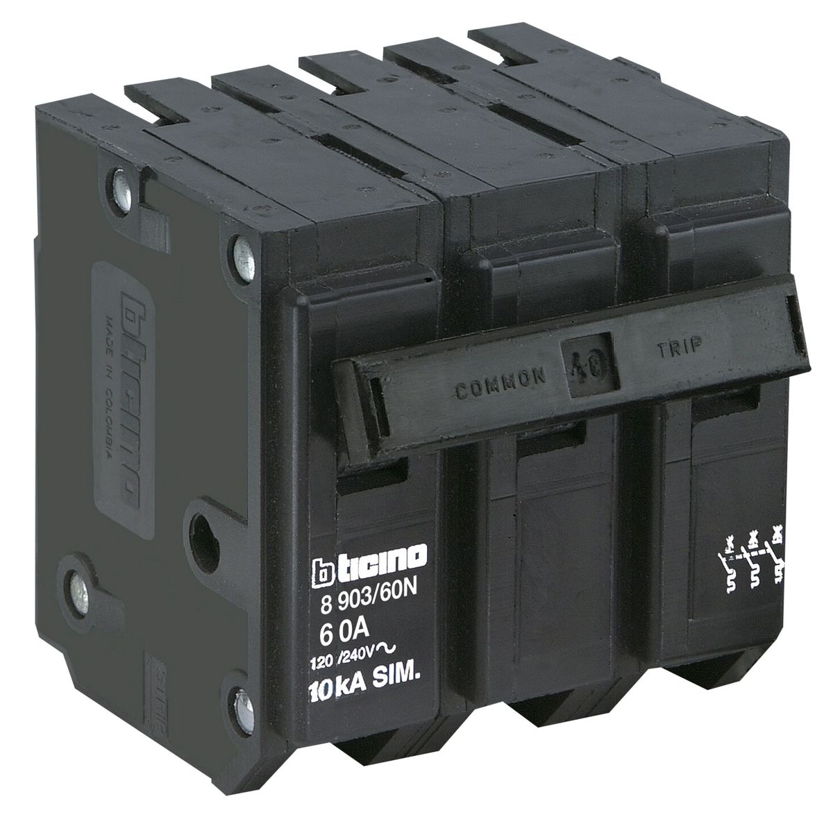 BTICINO - Interruptor Termomagnético 3x60A Bticino