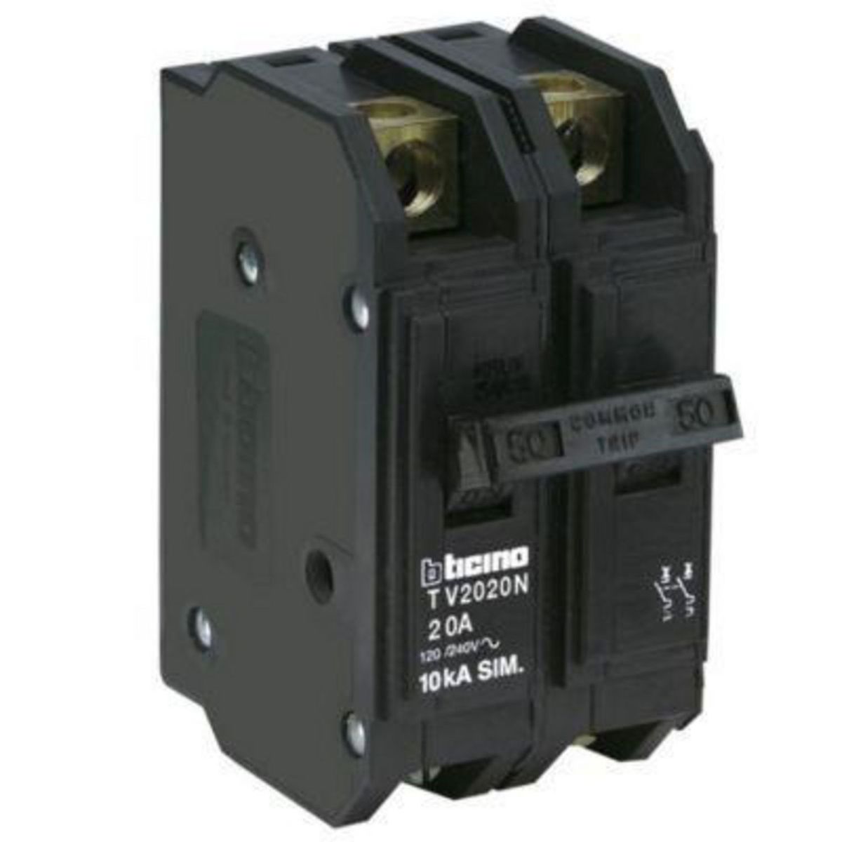 BTICINO - Interruptor Termomagnético 2X20A Bticino