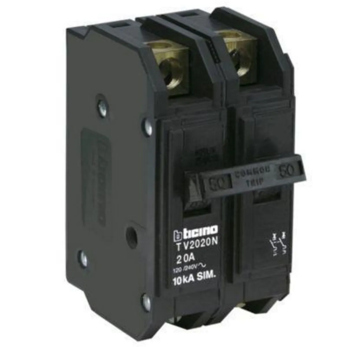 BTICINO - Interruptor Termomagnético 2X20A Bticino