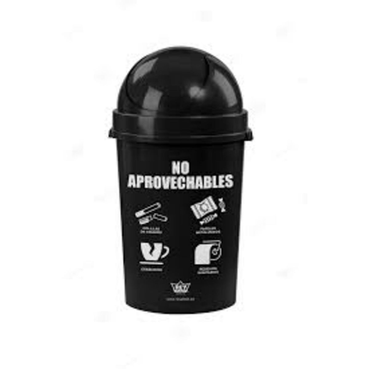 REYPLAST - Basurero de Polipropileno Reyplast Negro 54.4L