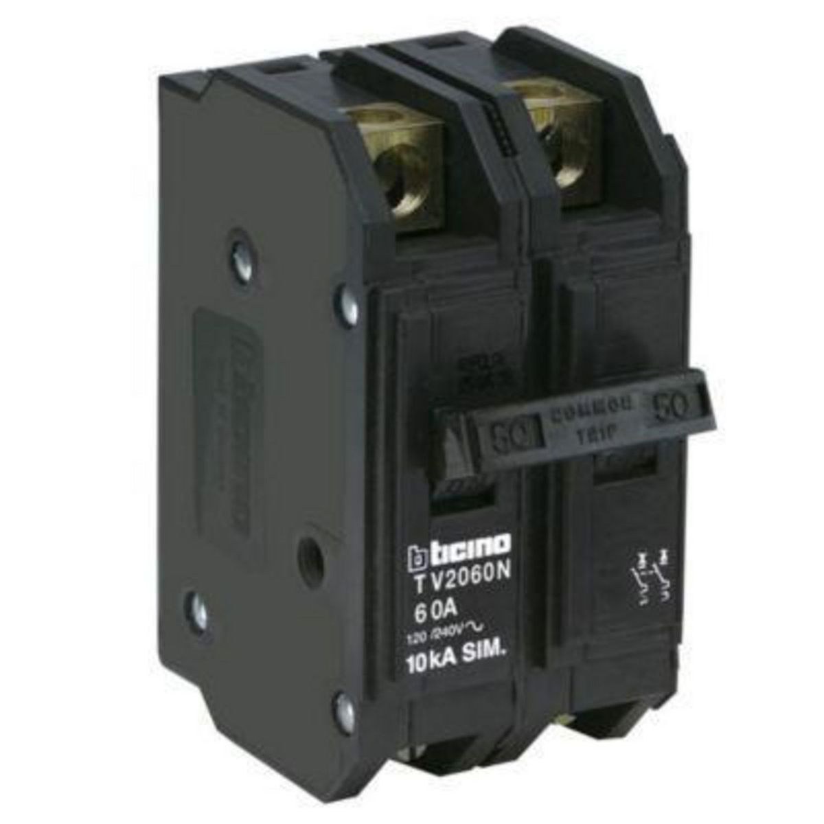 BTICINO - Interruptor Termomagnético 2x60A Bticino